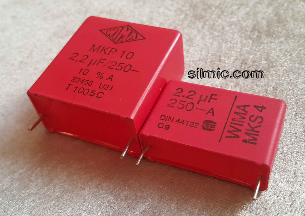 خازن های فرکانس 2.2 میکرو فاراد 250 ولت WIMA آلمان