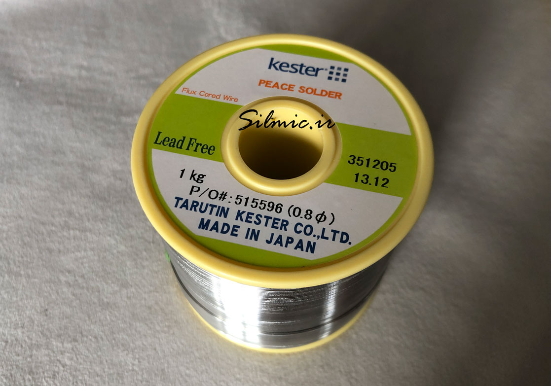 سیم لحیم با خلوص 96.5 درصد قلع KESTER ژاپن