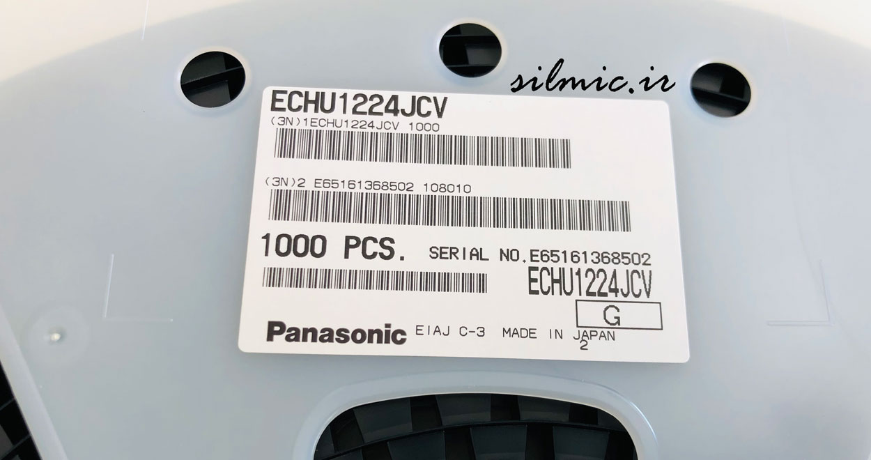 خازن 220 نانو فاراد 100 ولت Panasonic