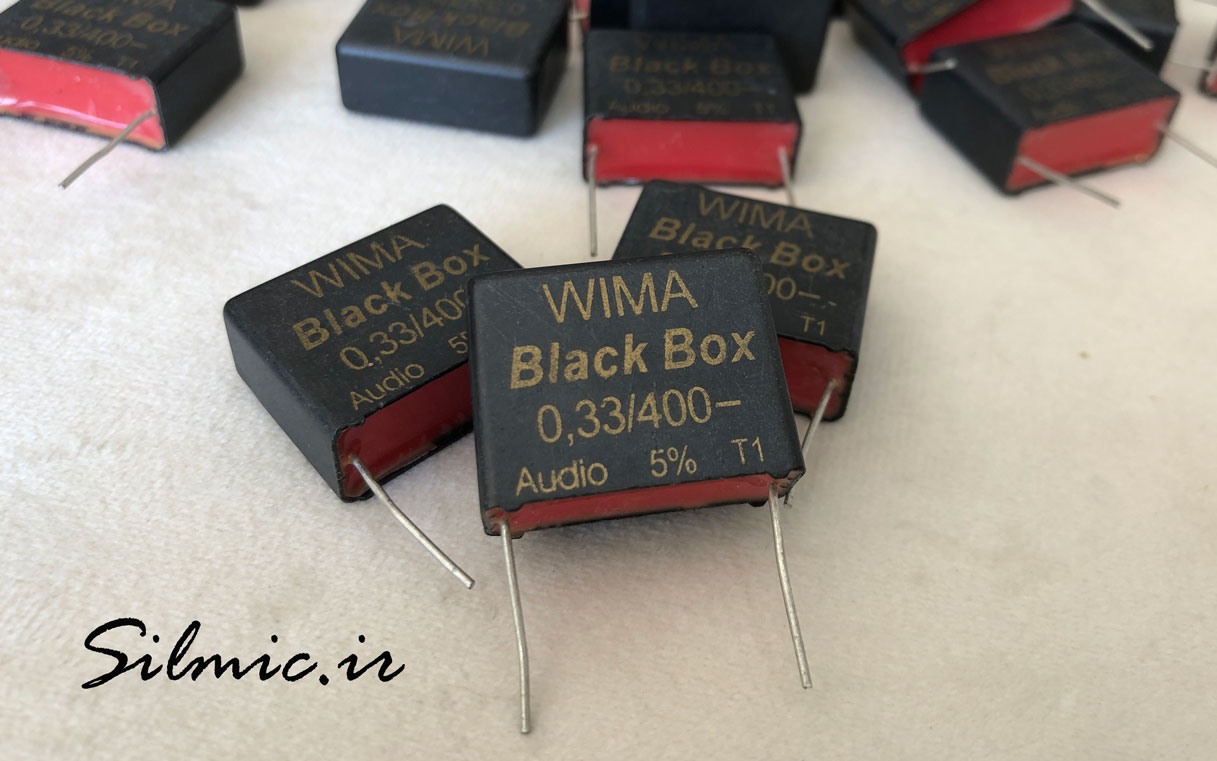 خازن 330 نانو فاراد 400 ولت WIMA Black Box