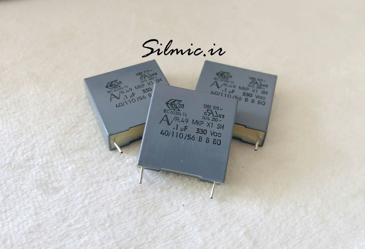 خازن 100 نانو فاراد 330 ولت ac ساخت Arcotronics ایتالیا کلاس x1 دمای کار 110 درجه خازن 100 نانو فاراد 330 ولت ac ساخت Arcotronics ایتالیا کلاس x1 دمای کار 110 درجه