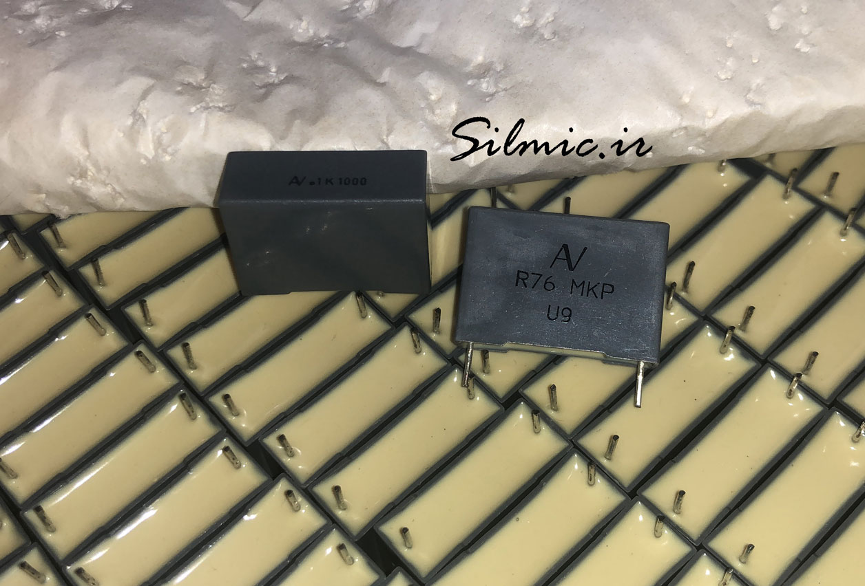 خازن 100 نانو فاراد 1000 ولت Kemet Arcotronic از نوع mkp کد R76 ساخت آلمان