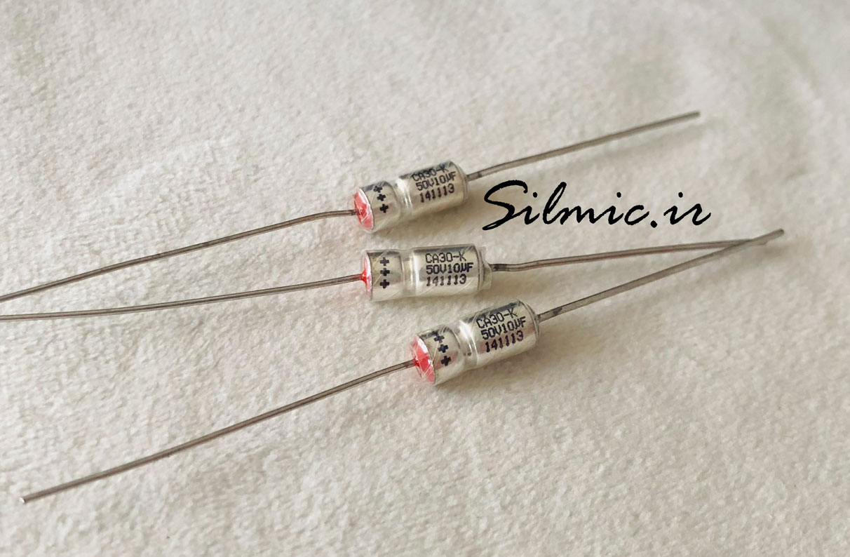 Wet Tantalum CA30-K 10UF 50V خازن تانتال نظامی 10 میکرو فاراد 50 ولت از نوع Wet CA30-K ساخت Topdiode