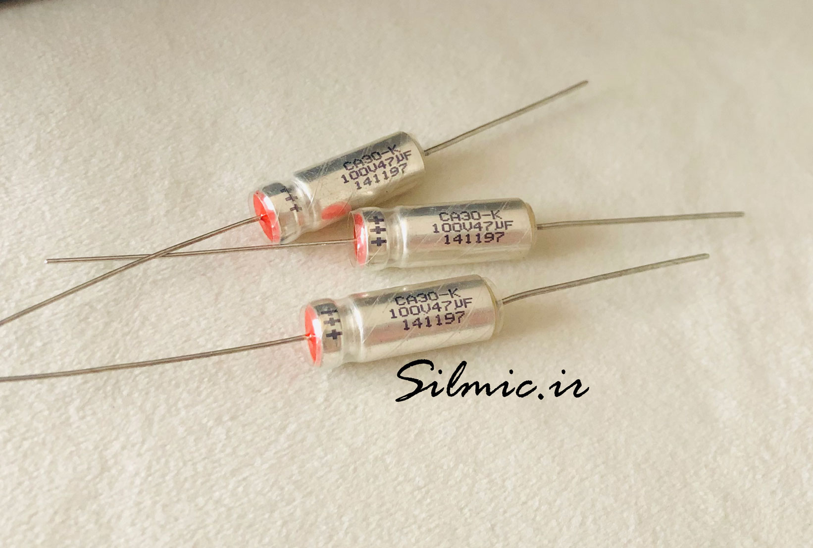 Wet Tantalum CA30-K 47UF 100V خازن تانتال نظامی 47 میکرو فاراد 100 ولت از نوع Wet CA30-K ساخت Topdiode