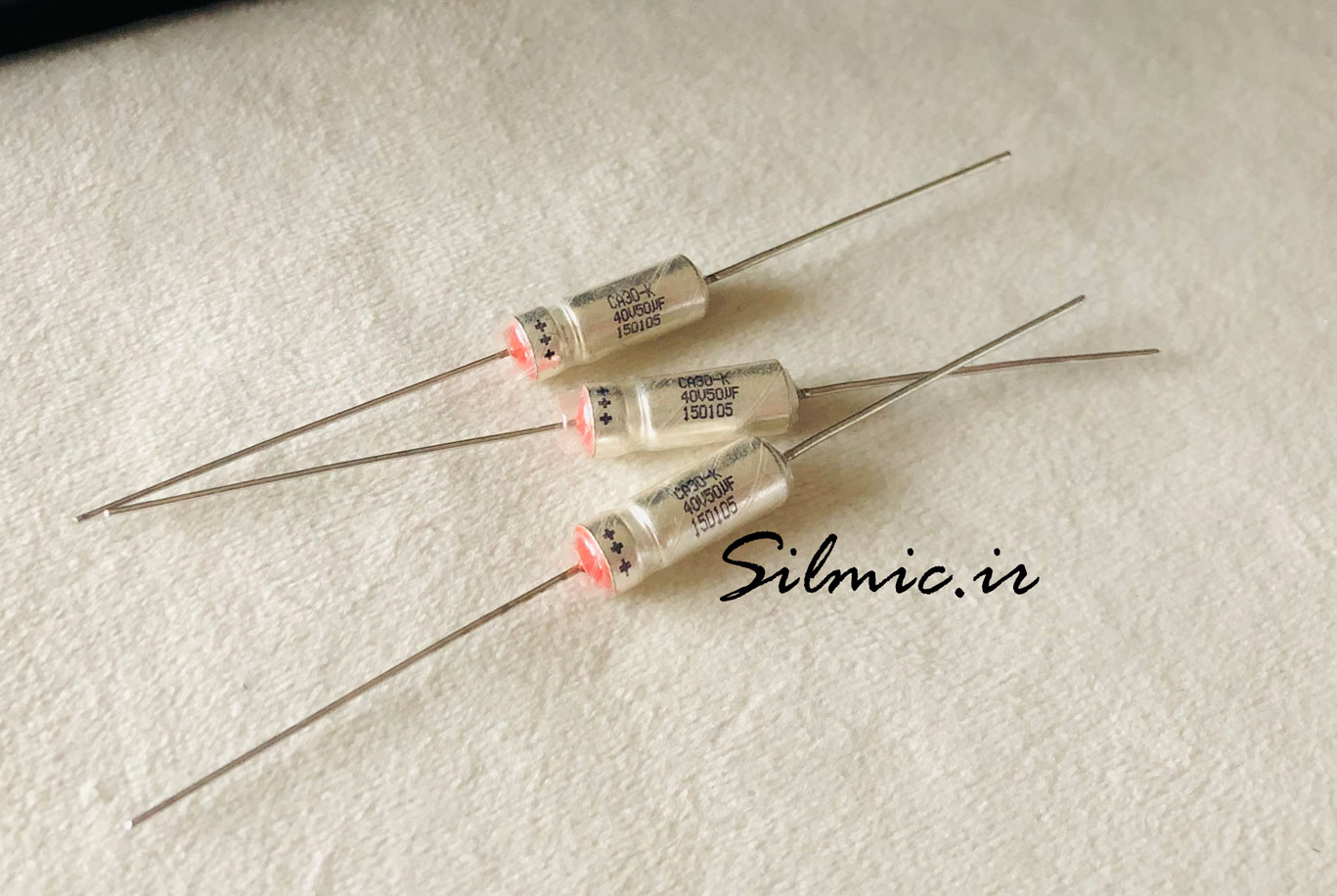 Wet Tantalum CA30-K 50UF 50V خازن تانتال نظامی 50 میکرو فاراد 40 ولت از نوع Wet CA30-K ساخت Topdiode