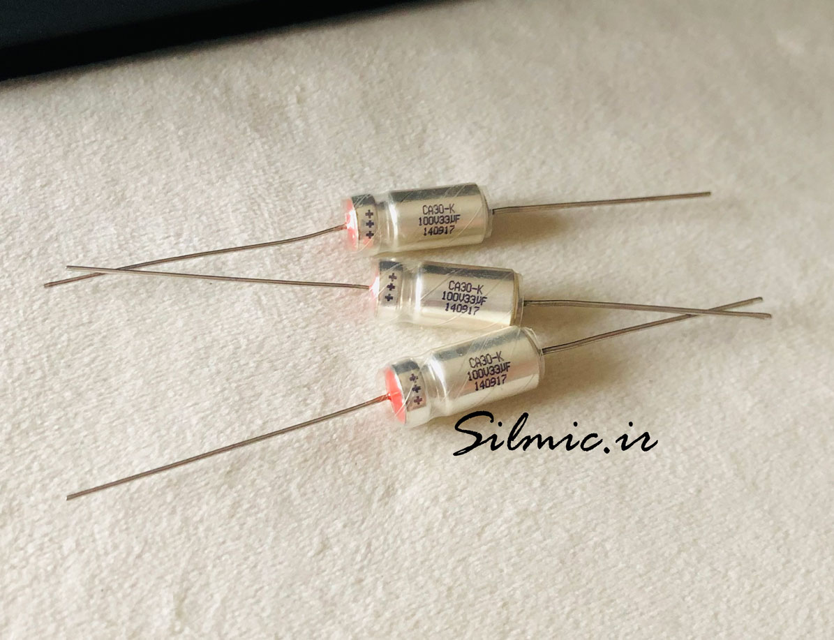 Wet Tantalum CA30-K 33UF 100V خازن تانتال نظامی 33 میکرو فاراد 100 ولت از نوع Wet CA30-K ساخت Topdiode