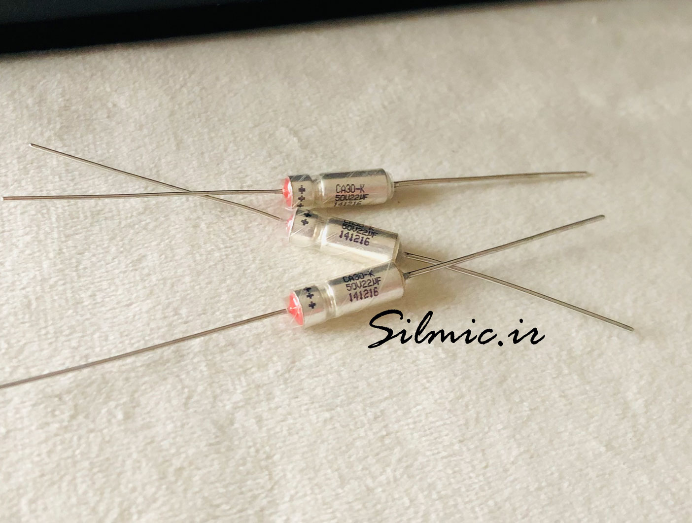 Wet Tantalum CA30-K 22UF 50V خازن تانتال نظامی 22 میکرو فاراد 50 ولت از نوع Wet CA30-K ساخت Topdiode